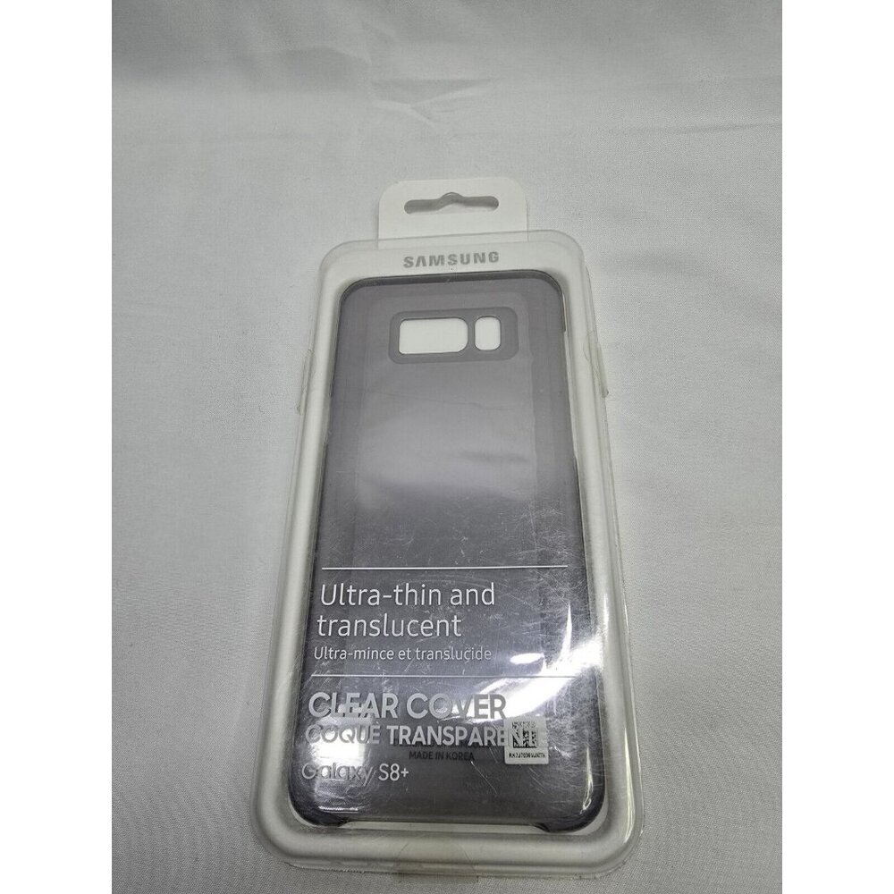 Samsung Galaxy S8+ Case ORIGINAL Clear Cover Transparent - Black